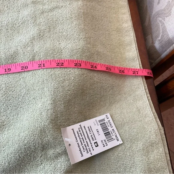 Avanti Braided Cuff Sage Medallion Stripe Towel Set, 7 towels NWT - Picture 12 of 16